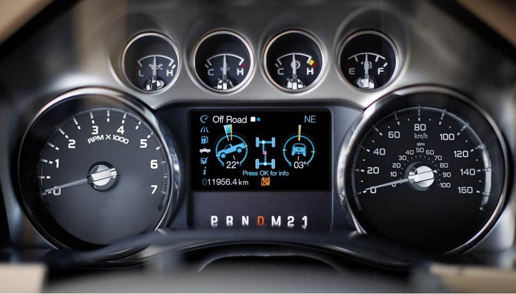 2014 Ford F250 4.2 Inch Vehicle Info Display