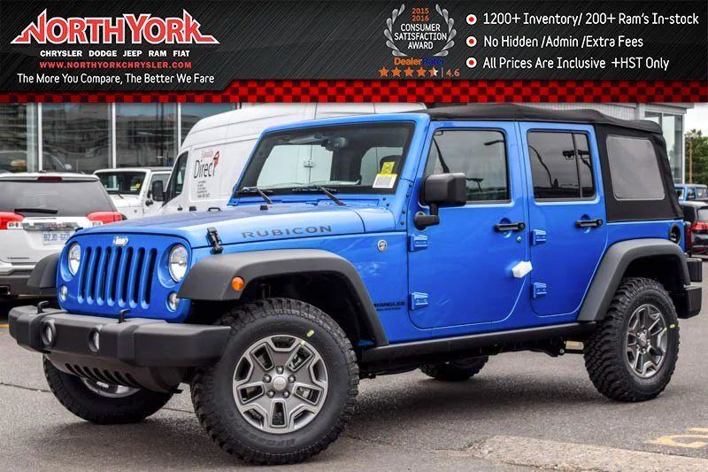 16 Jeep Wrangler Unlimited Rubicon Review Carhub Caledon Chrysler