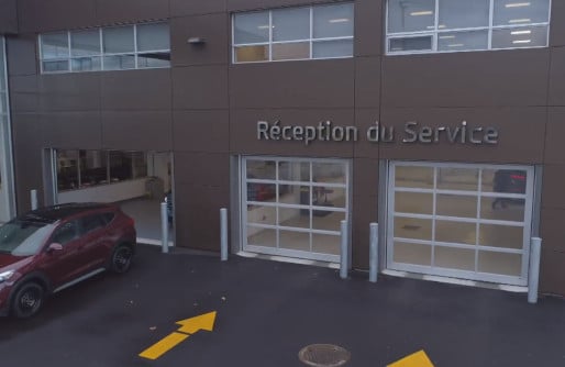 Récepiton du service chez Brossard Hyundai