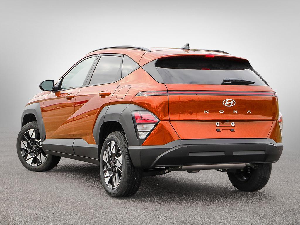 Kona 2026 orange Soultronic, arrière côté conducteur