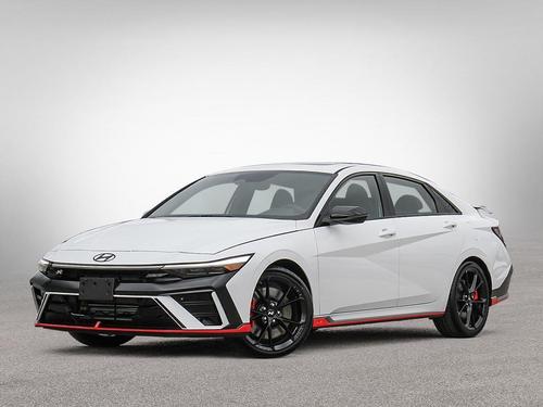 Elantra N 2026 Blanc Atlas vue avant conducteur