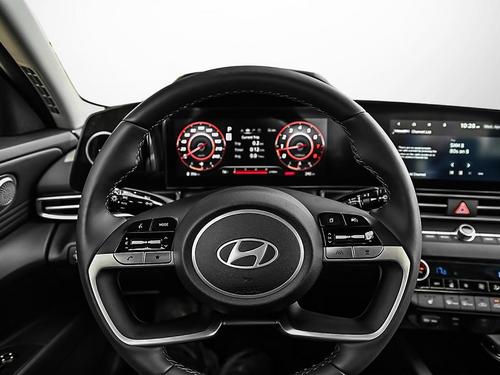 Leather steering wheel with controls