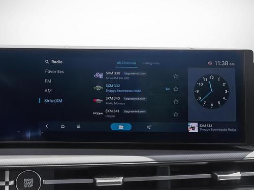 Écran tactile central système audio
