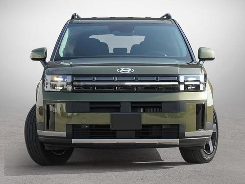 Face avant carrée et phares en H du Santa Fe 2026