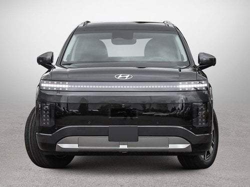 Vue de face du Hyundai IONIQ 9 2026 Gris Nocturne avec signature Parametric Pixels