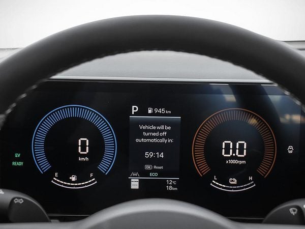 Close-up of the digital gauge cluster of the 2026 Hyundai Sonata Hybrid.