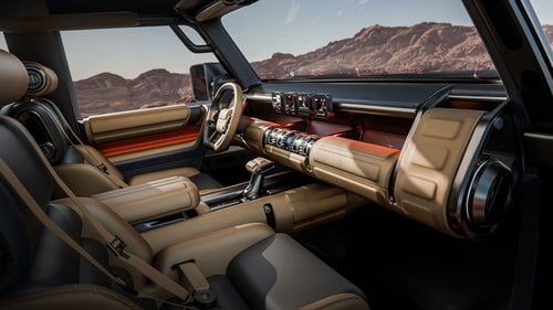 Hyundai Boulder Concept dashboard and interior