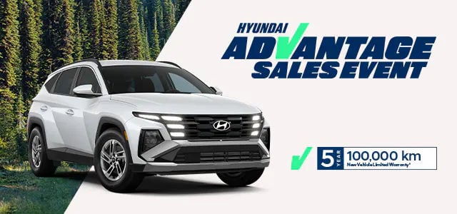 2026 Hyundai Tucson Preferred AWD lease offer at Brossard Hyundai – $99/week with $0 down payment.