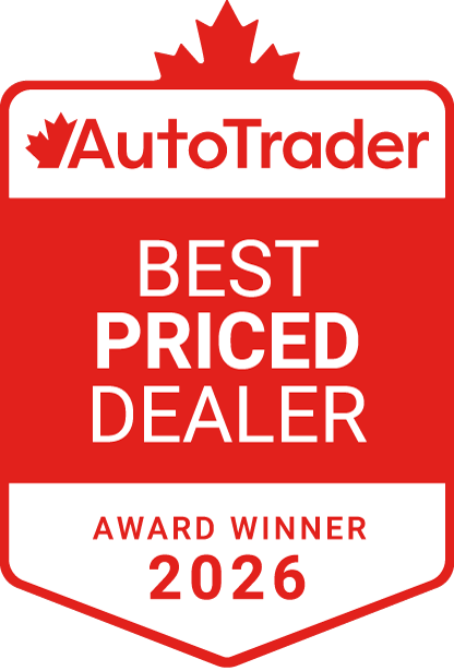 2026 AutoTrader Best Priced Dealer Award badge – Brossard Hyundai winner