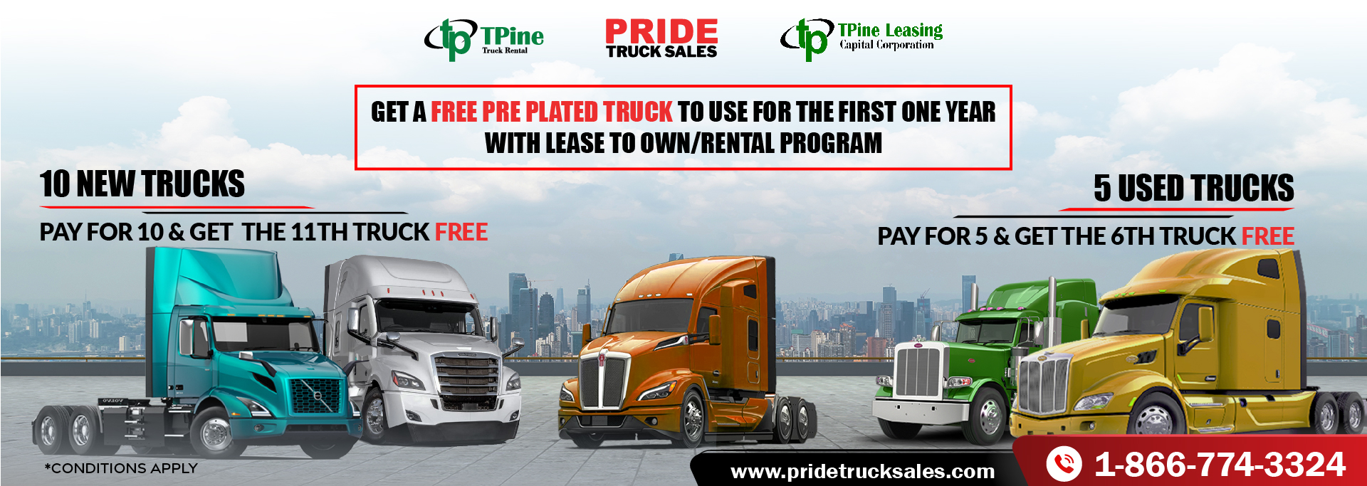 Pride Truck Sales Over 42+ locations across North America View all