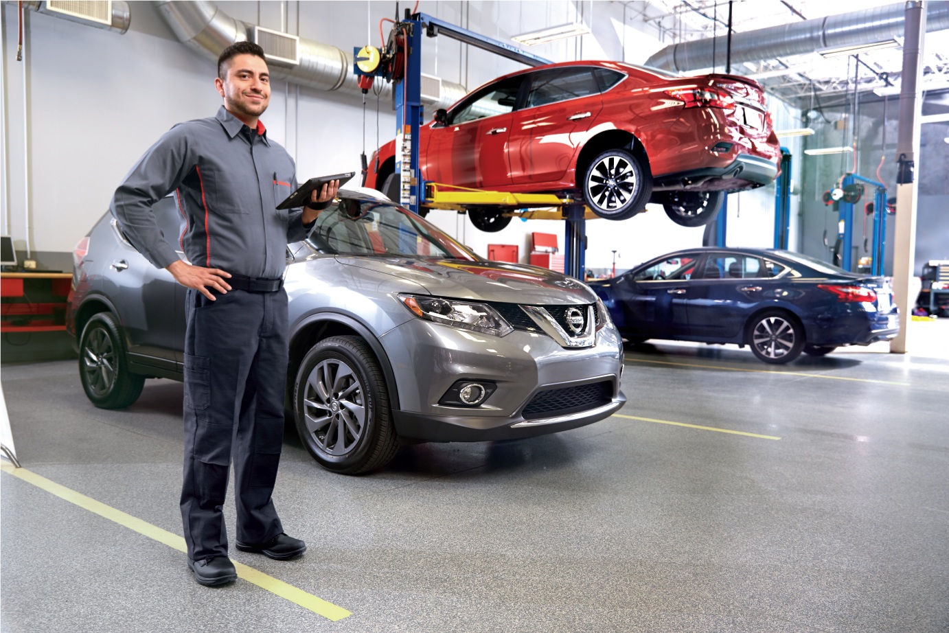 Nissan service technician