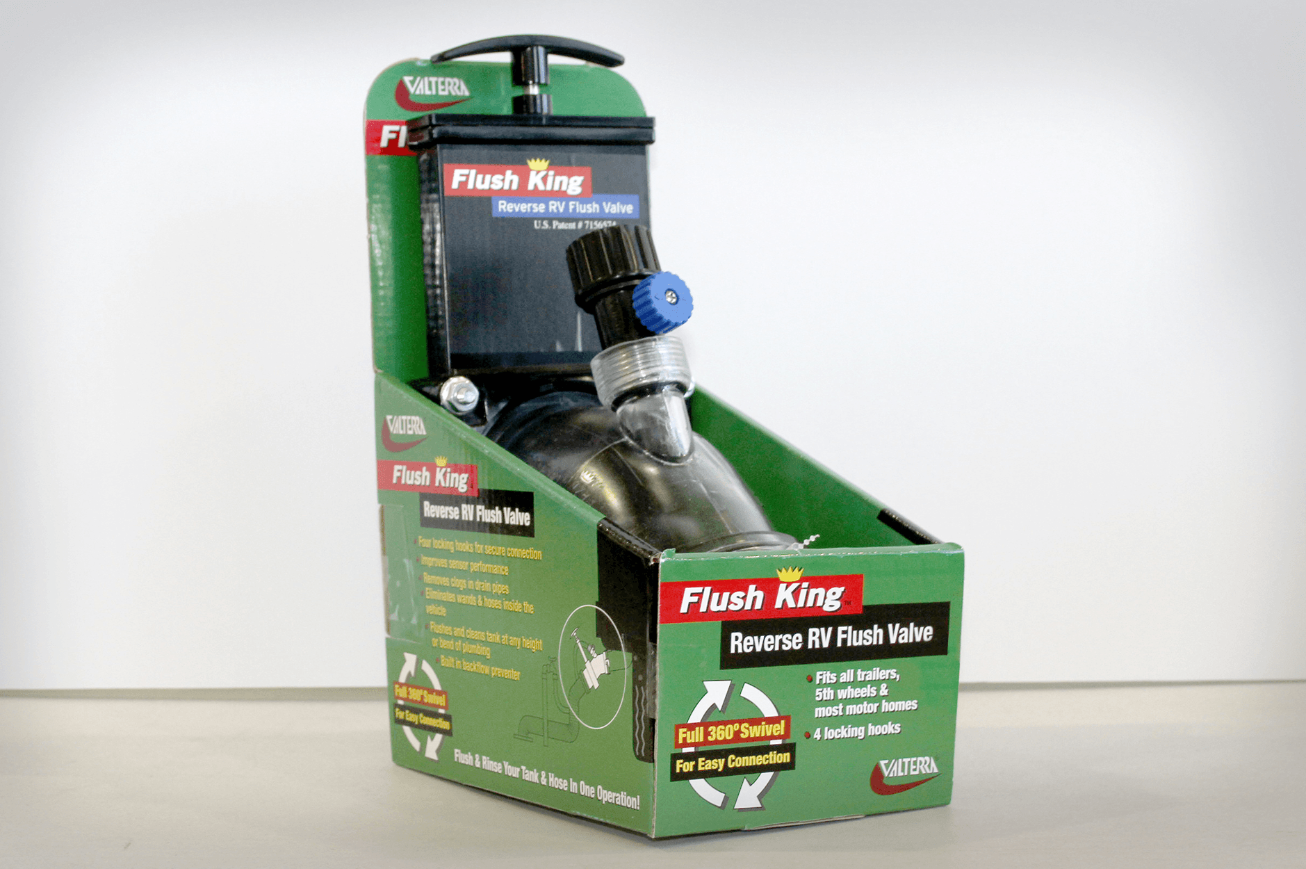Flush King Reverse RV Flush Valve